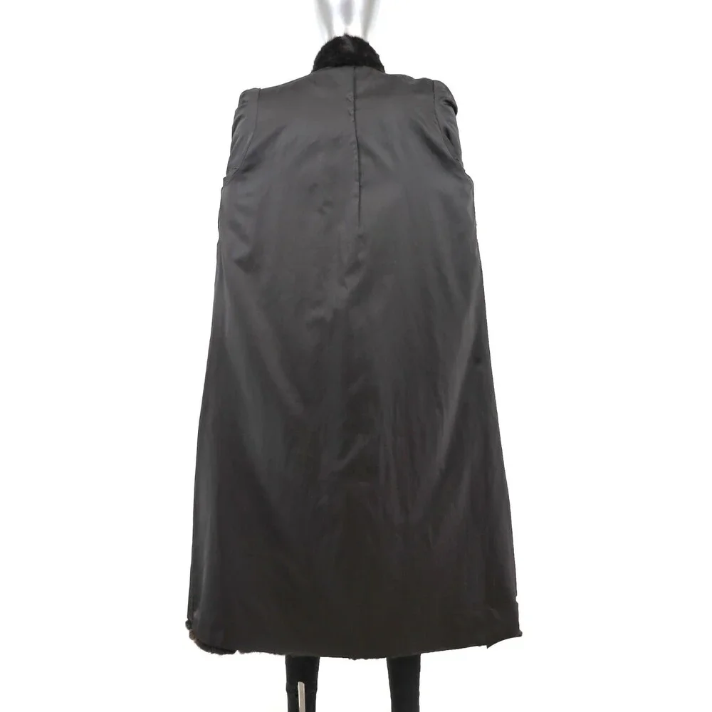 Mahogany Mink Coat- Size M - Picture 8 of 8